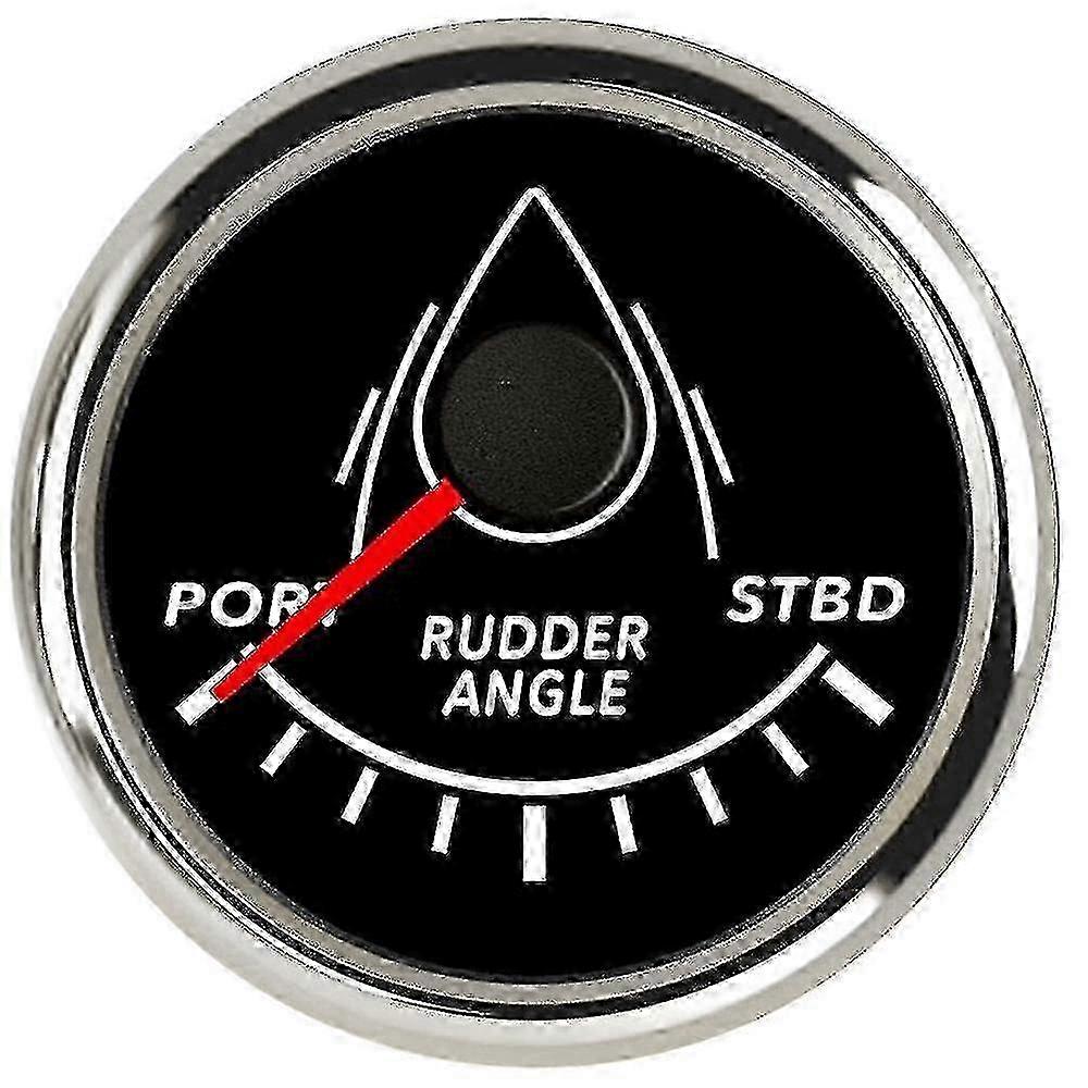 2025 52mm Marine Rudder Position Indicator Waterproof Red Backlight with 0-190 Ohm Rudder Mating Sensor 1