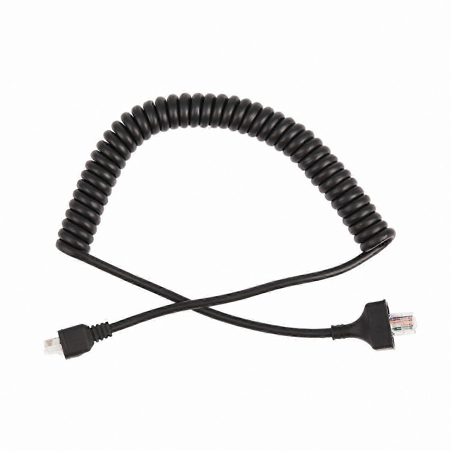 Microphone Cable for Two-Way Radios, Compatible with Kenwood TM-271A TM-471A TK-760 Models