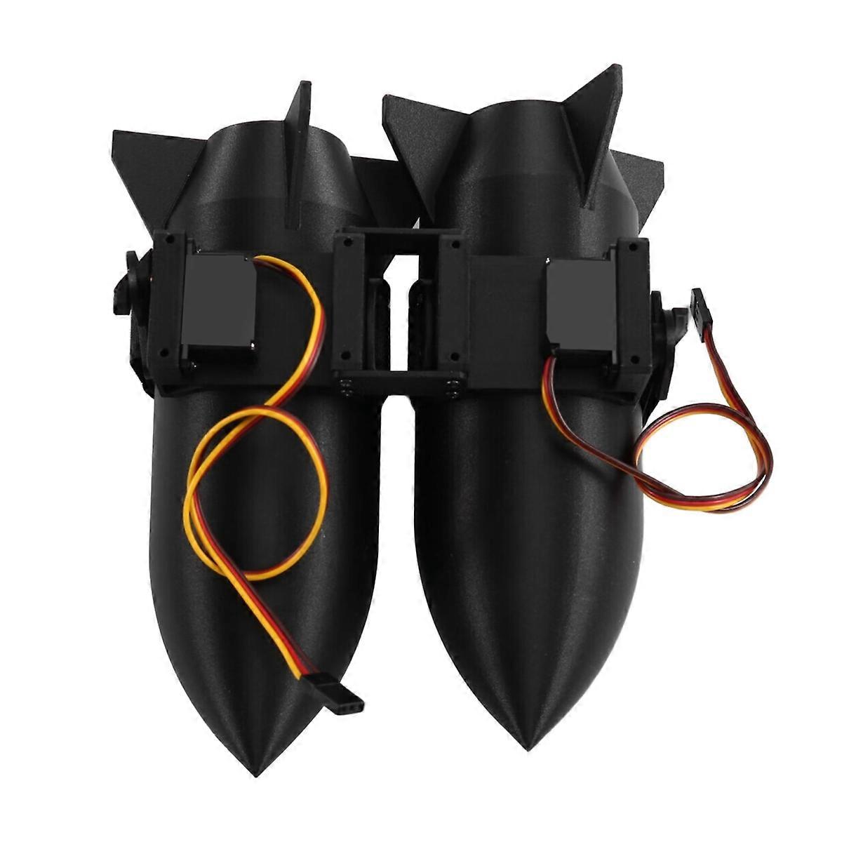 Double-Launch Thrower Load 1KG -Machine Aircraft Tie Thrower Adjustable Airdrop Remote Control Unli