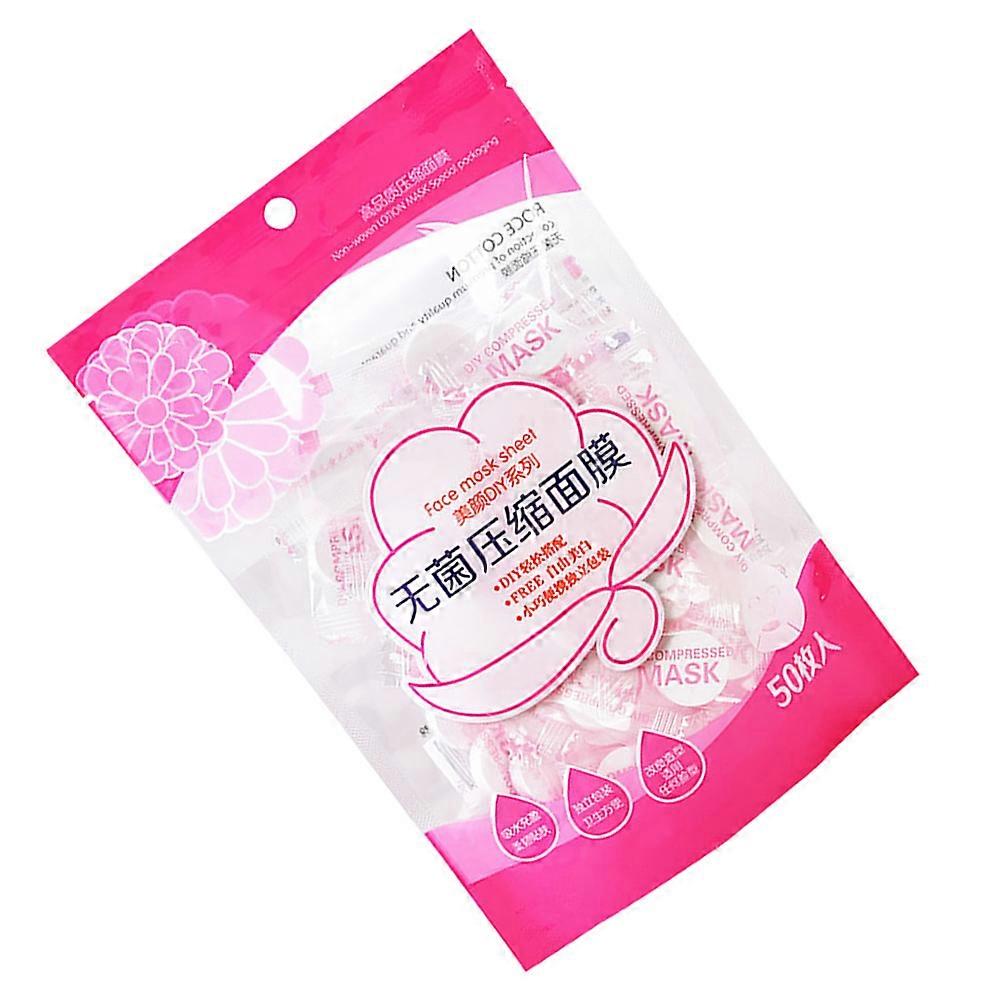 Compressed Mask Disposable Facial Mask for DIY Skin Care with 50Pcs