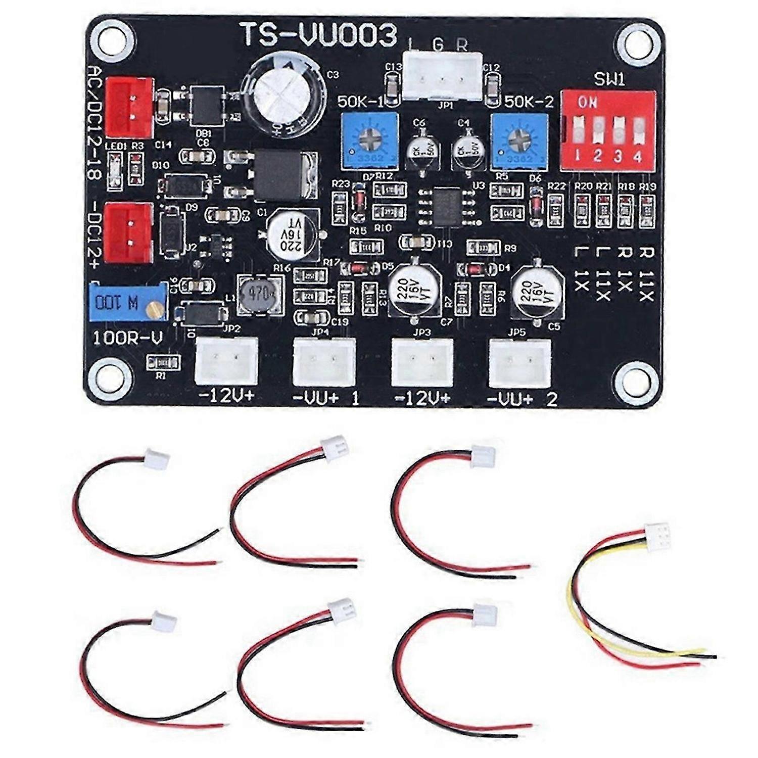 -VU003 VU Meter Driver Board Adjust VU Meter Driver Panel Backlight High-Frequency Low-Pass Panel Ac
