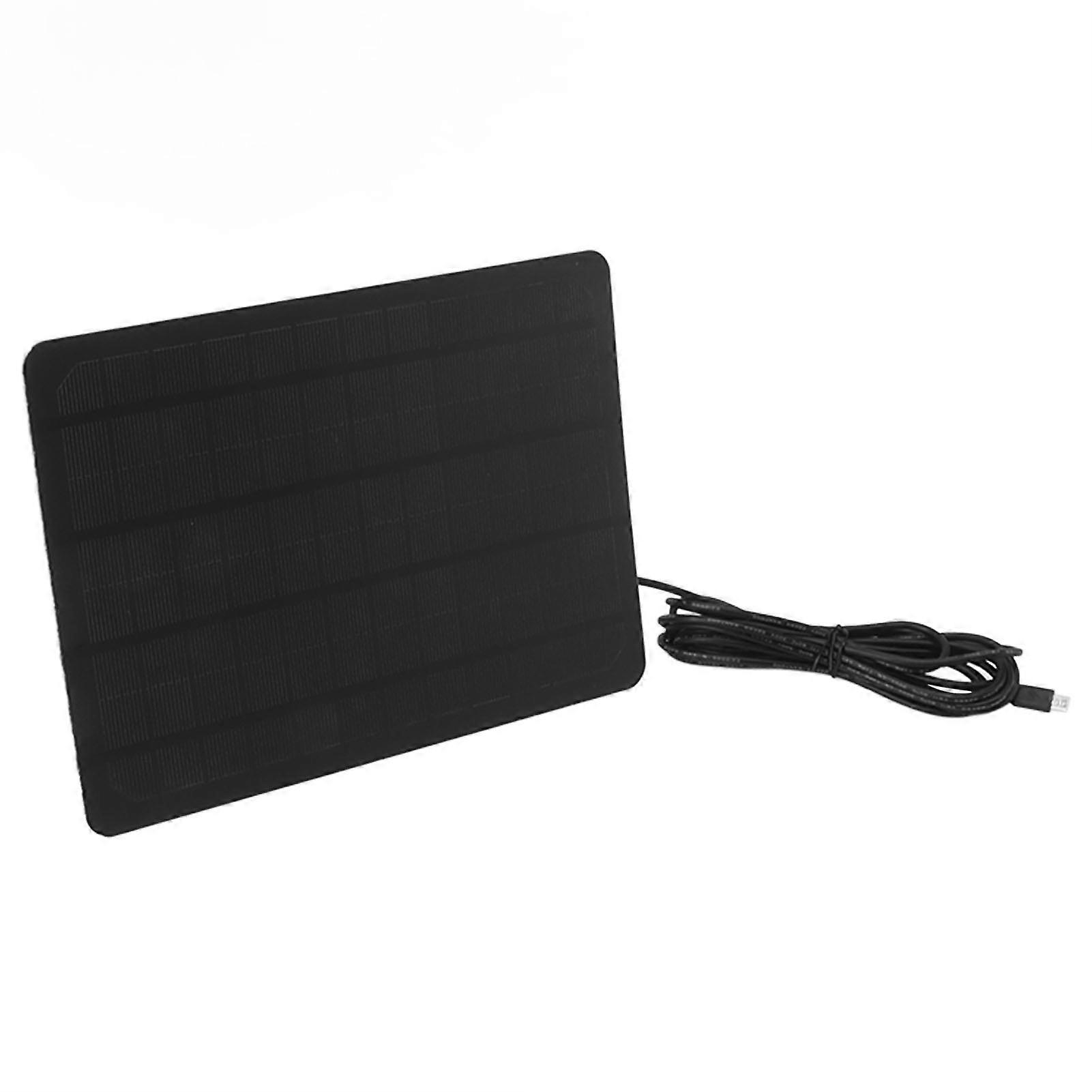 10W 6V Waterproof Polysilicon Wall Solar Panel with 3M Cable