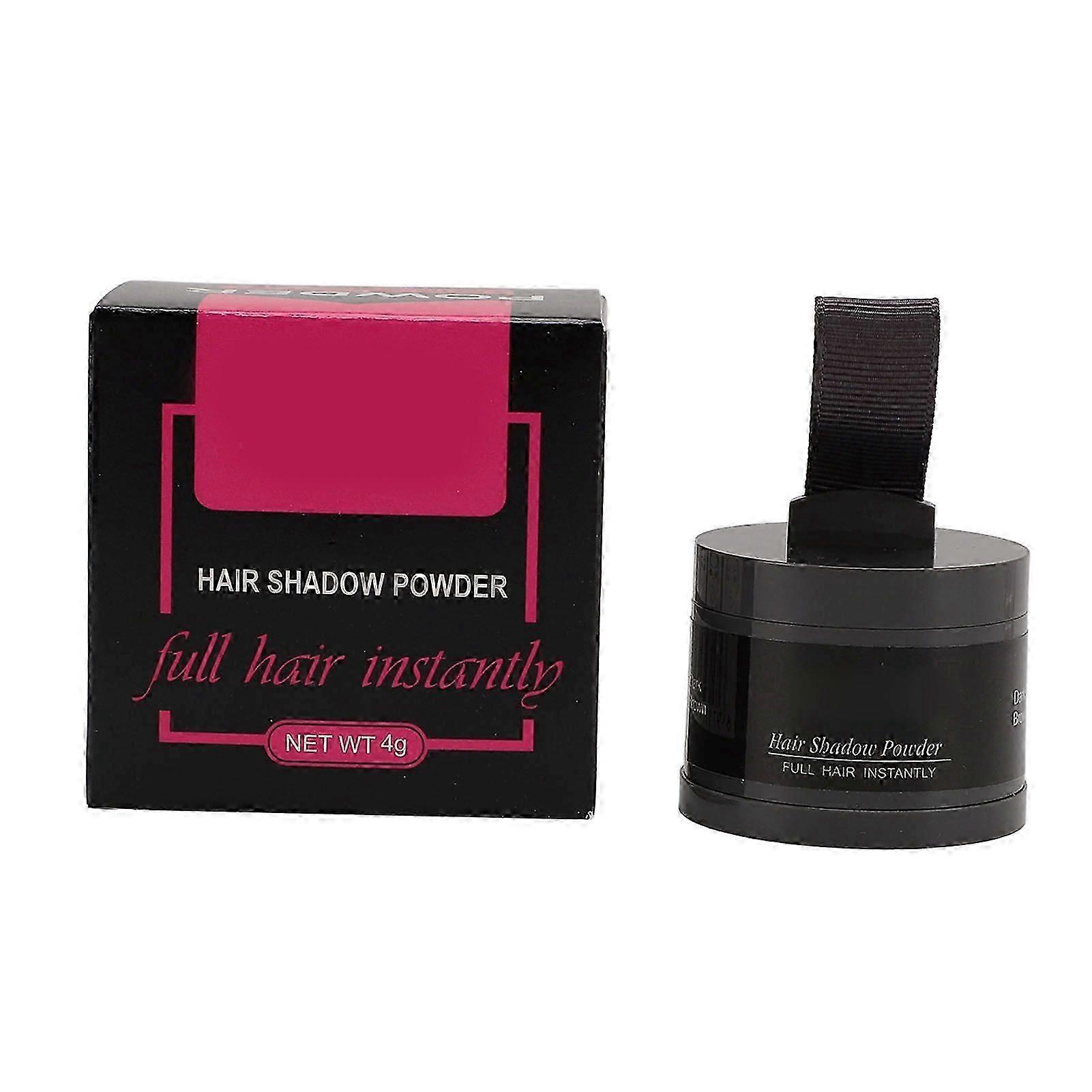 4g Hairline Shadow Powder Trimming Filling Forehead Root Touch Up Hair Powder for Contouring Thinning Hair Dark Brown