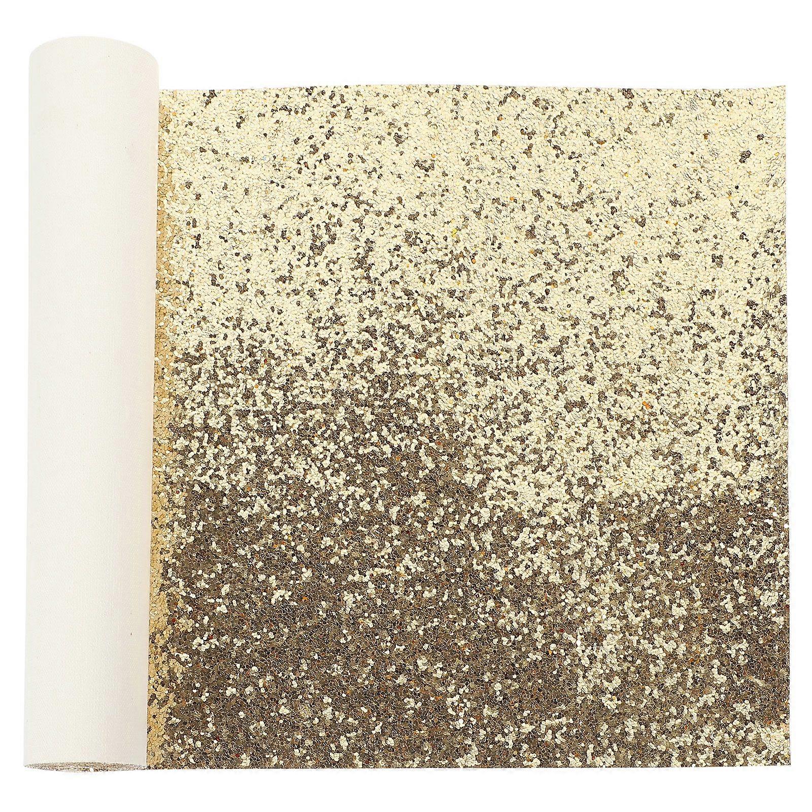 Shiny Sequin PU Leather Glitter Sequin Sheet DIY Earring Craft Handmade Bag Accessory