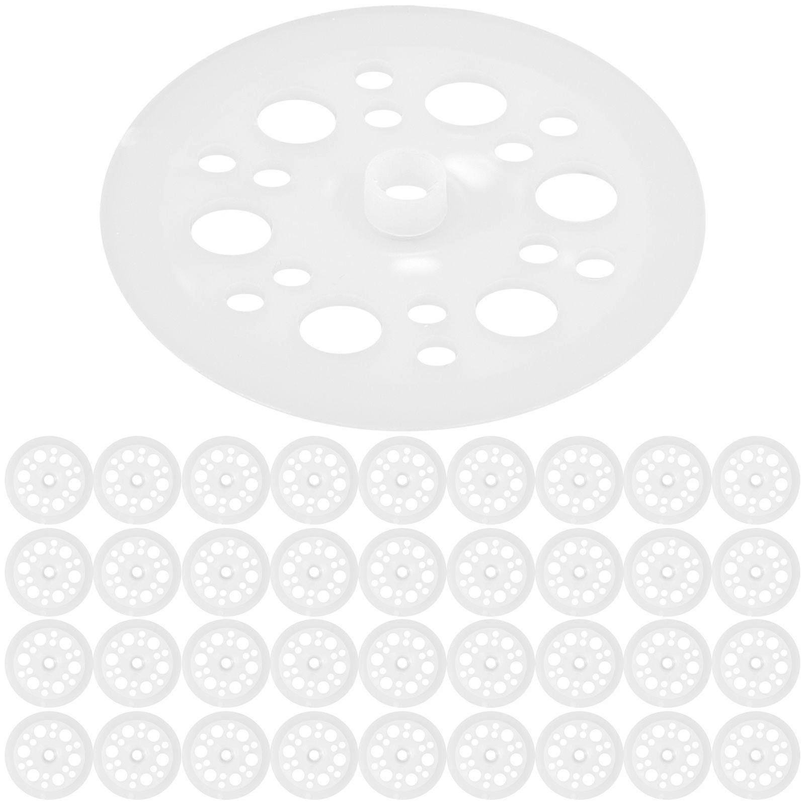 100 pcs Plastic Washers Insulated Board Washers Insulation Board Washers Round Washers