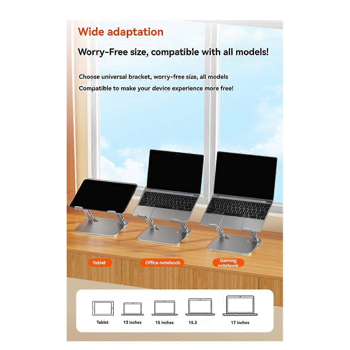 Adjustable Aluminum Alloy Stand Silver