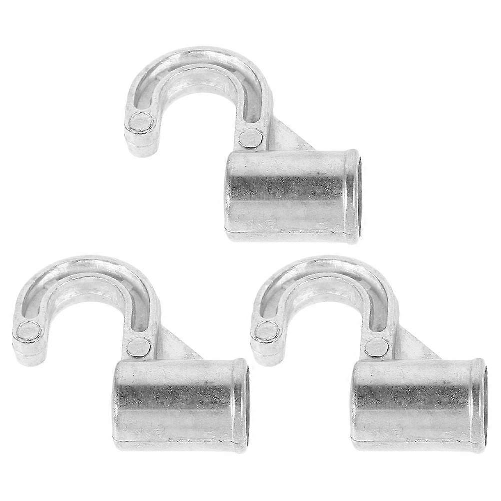 6 Pcs Aluminum Alloy Closet Rod Hook For Wardrobe Heavy Duty Storage Organization In Modern Design And Small Spaces