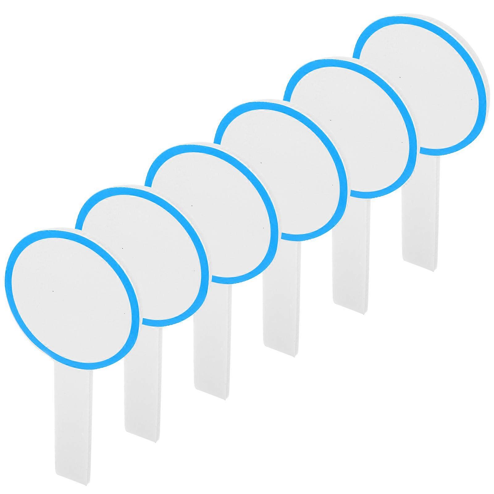 Handheld Whiteboards 12 Pcs Scoring Boards For Meetings Competition Participants 19.5X10X0.5CM