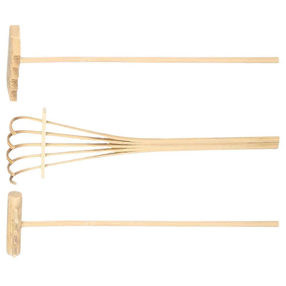 Zen Garden Rakes Kit 9 Pcs Simple Decoration Tools For Home Office Table Ideal For Diy Sandbox Projects