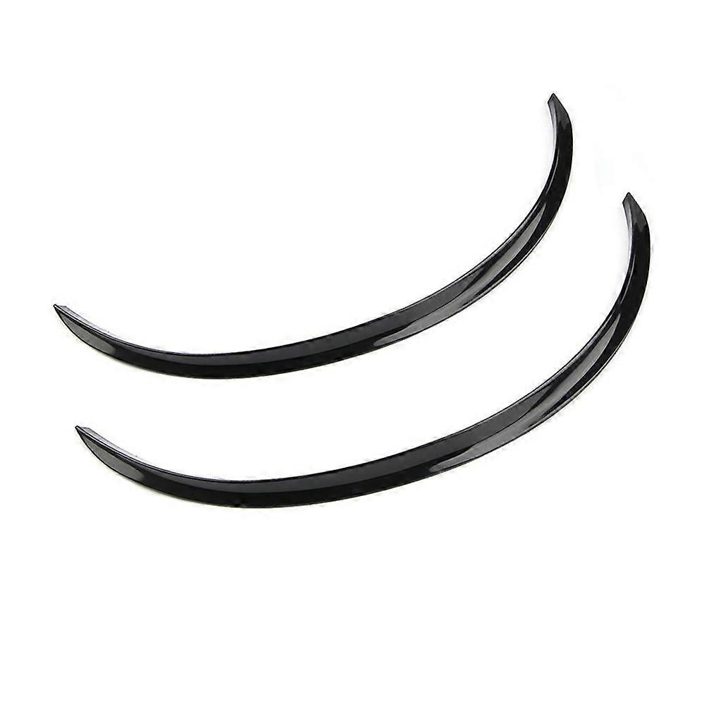 Black Wheel Eyebrow for Car Wheel Protector Universal 2Pcs