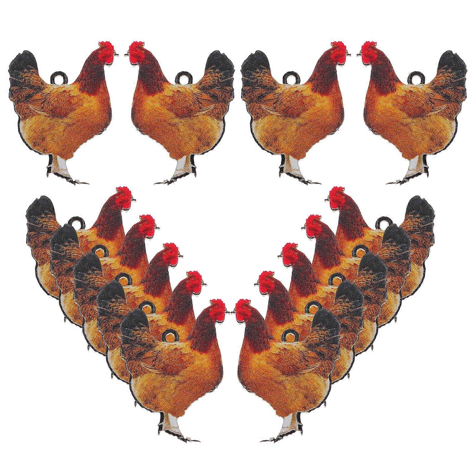 Diy Crafting Supplies Accessories For Craft Projects In Chicken Shape 20Pcs