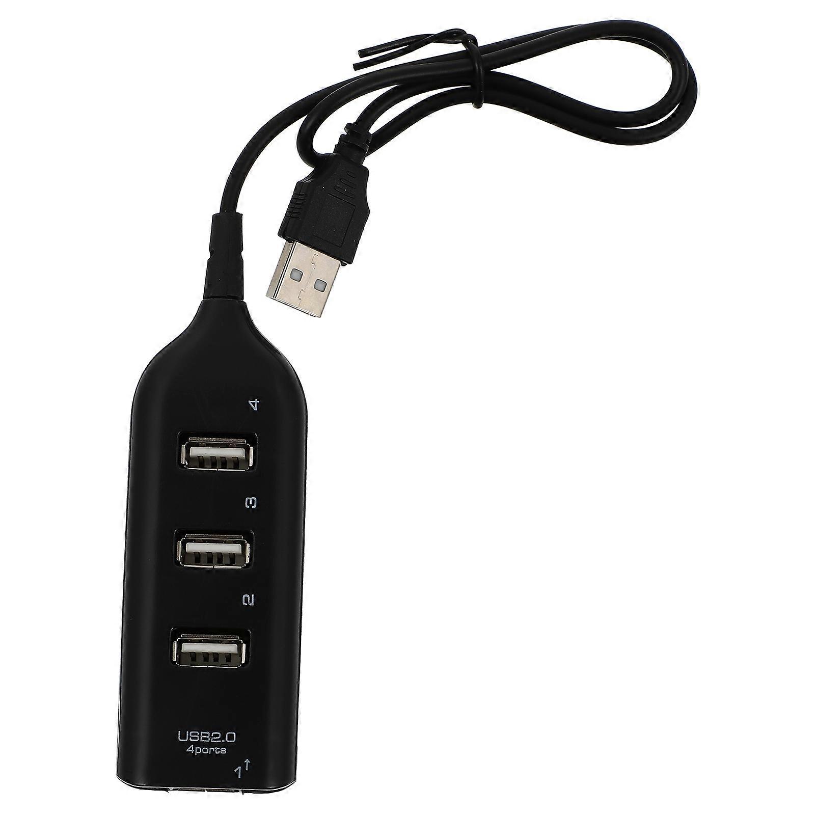 Portable USB 2.0 Hub USB Hub for Computer Use with 4 Ports 2Pcs