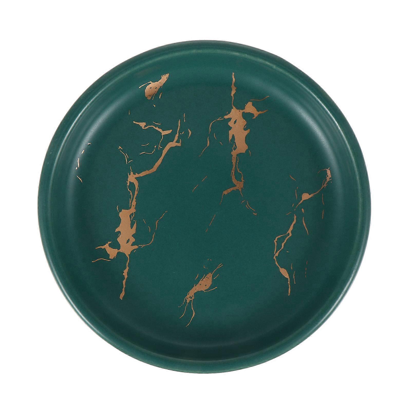 Ceramic Soap Holder Bathroom Tray for Storage 2Pcs Dark