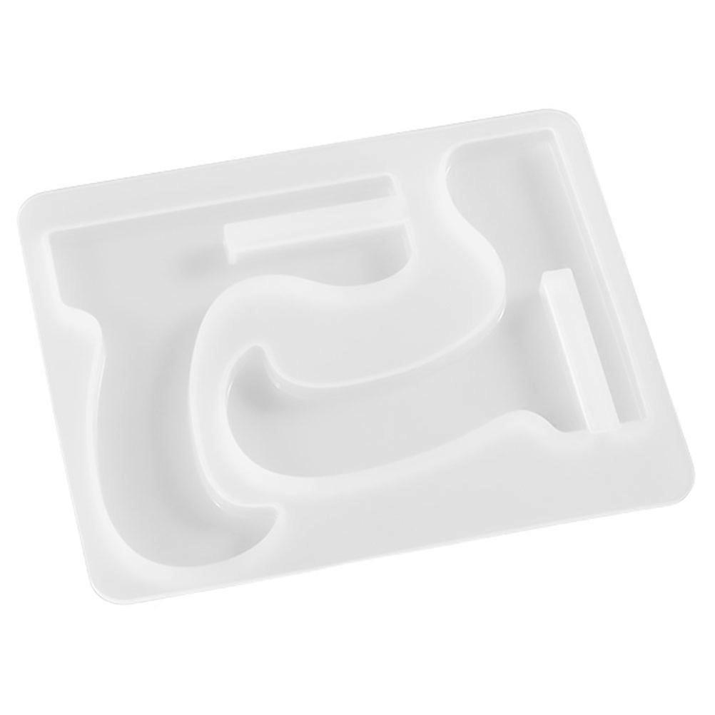 Silicone Phone Support Mold Diy Craft Making Flexible Shape Practical Phone Rack Material White Function 1Pcs