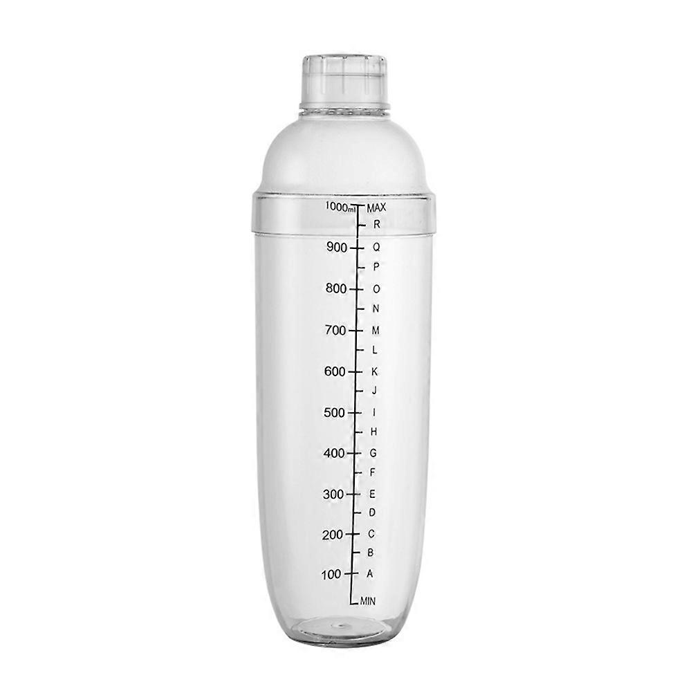 Pc Resin Transparent Bottle for Drink Mixing 2Pcs