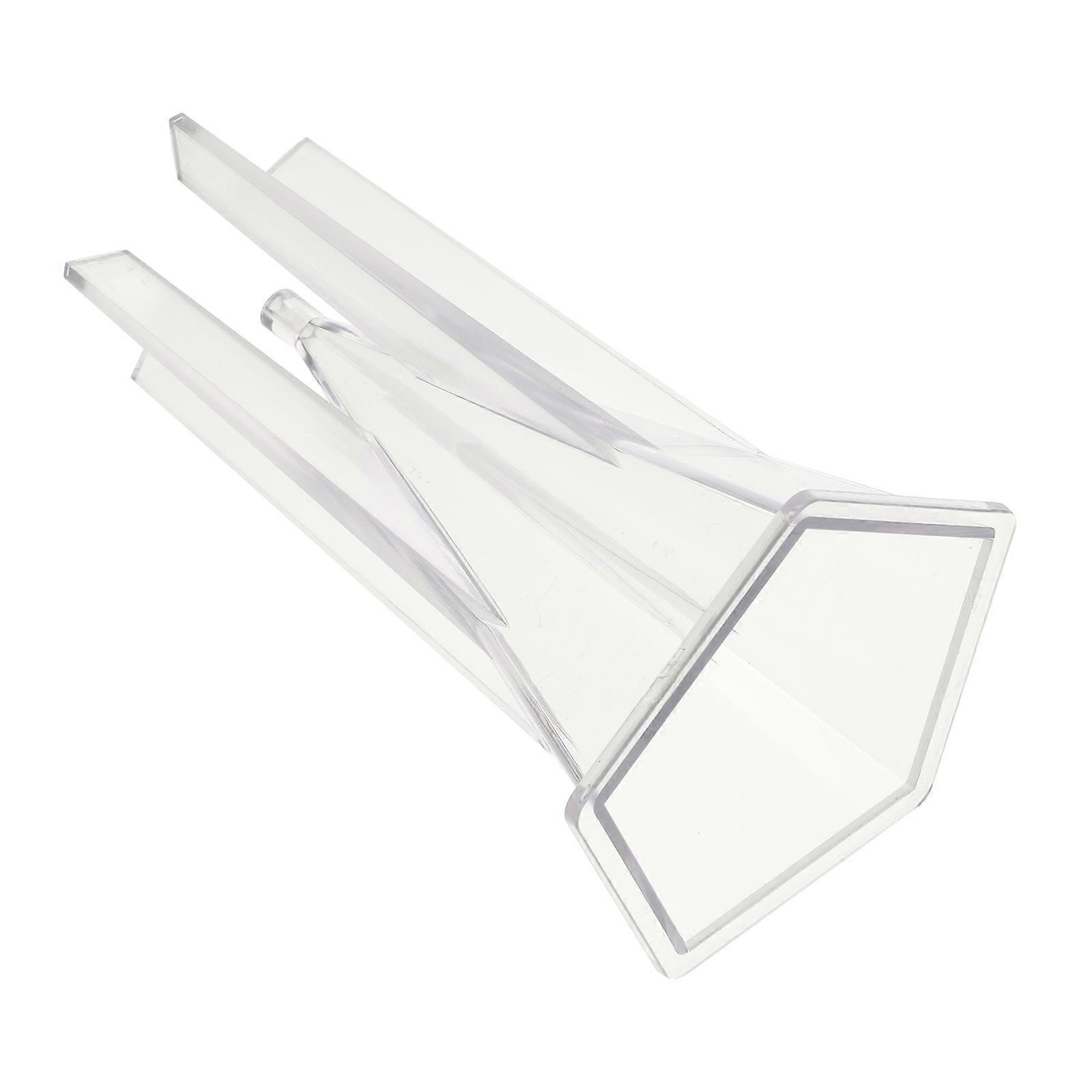 Transparent Plastic Candle Mold for DIY Handicraft with 2Pcs Pack