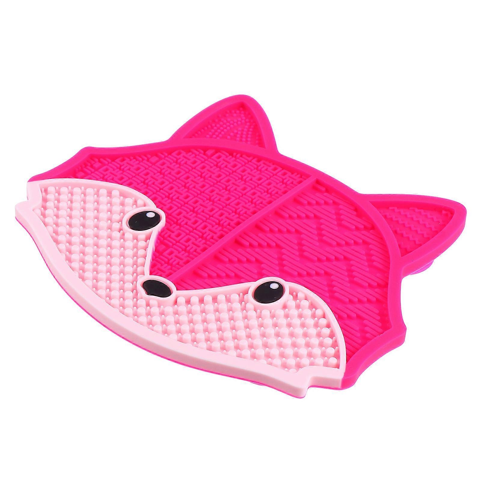 Makeup Brush Cleaning Mat Silicone Cosmetic Tool Cleaner 2Pcs Pack