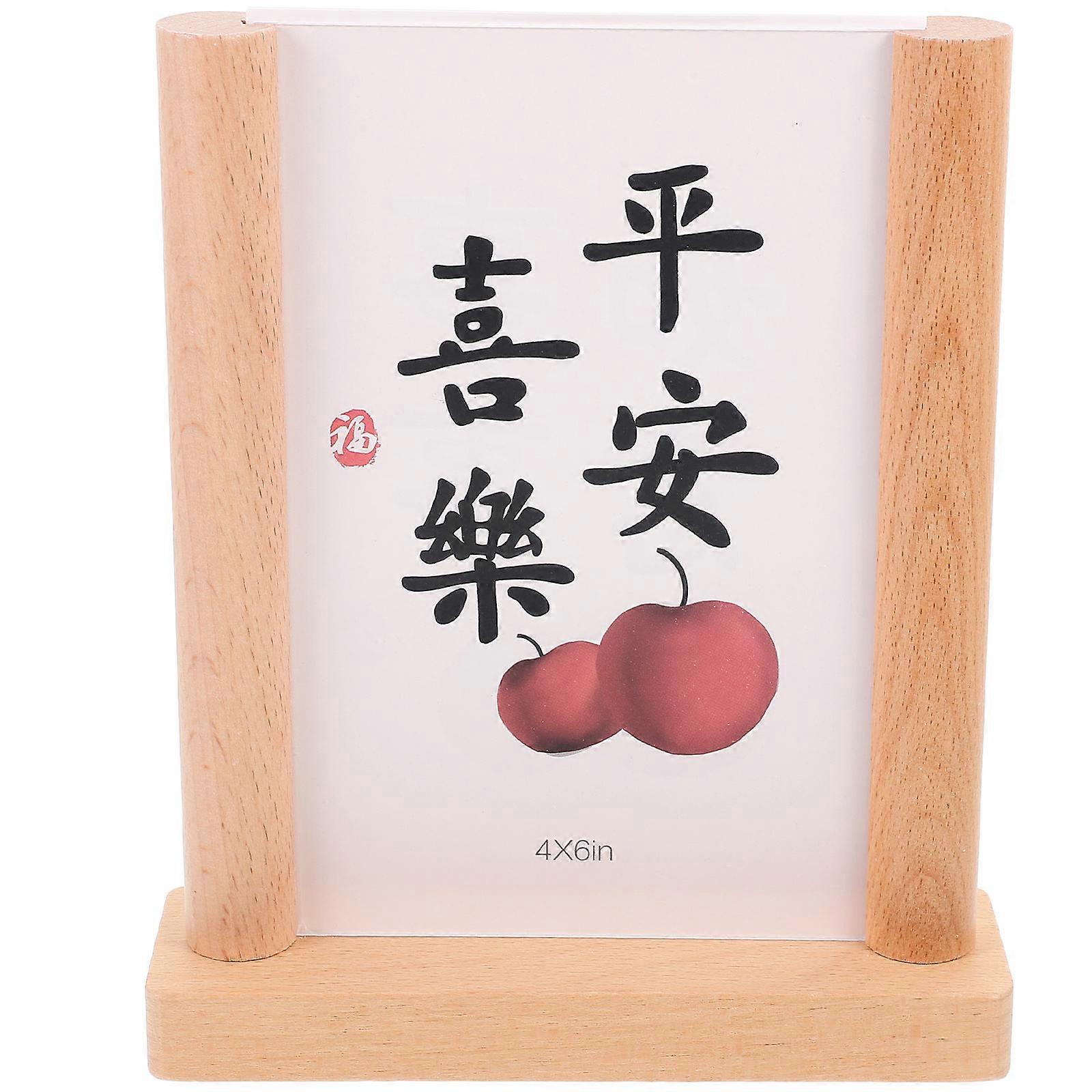 Photo Frames Wooden for Display 5Pcs Practical Picture Frame Stand