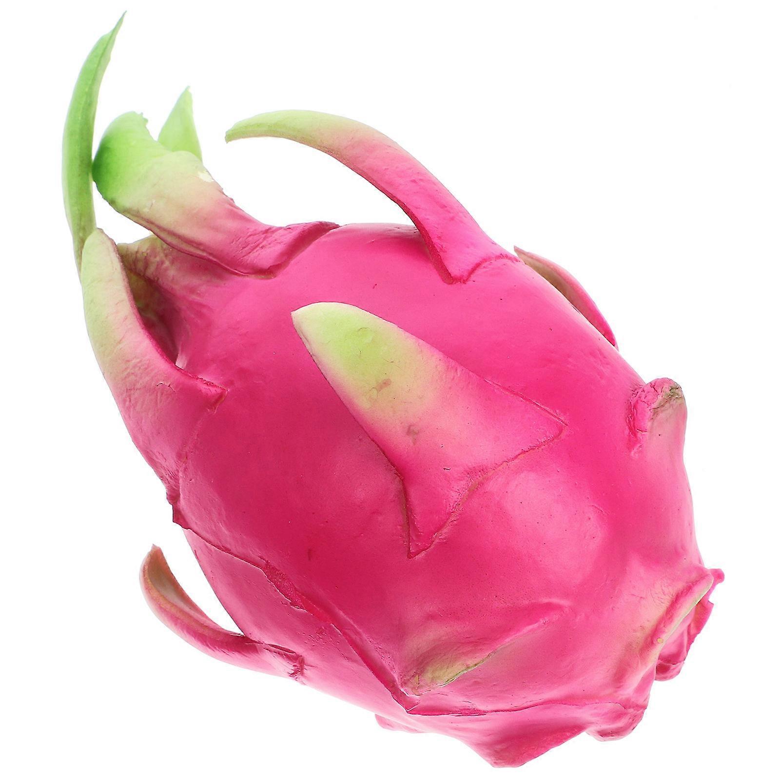 Simulation Fruit Model Ornament for Decoration 2Pcs Realistic Pitaya Models