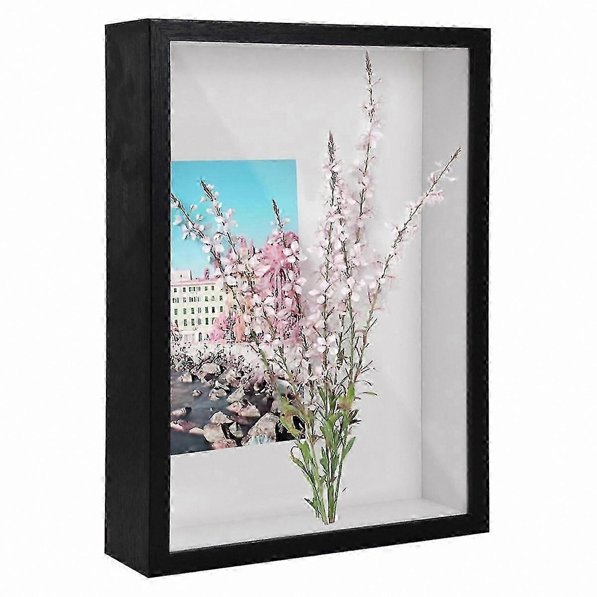 A4 Shadow Box Frame, 5CM Depth, Tabletop and Wall Mountable, 3D Craft Display Solution