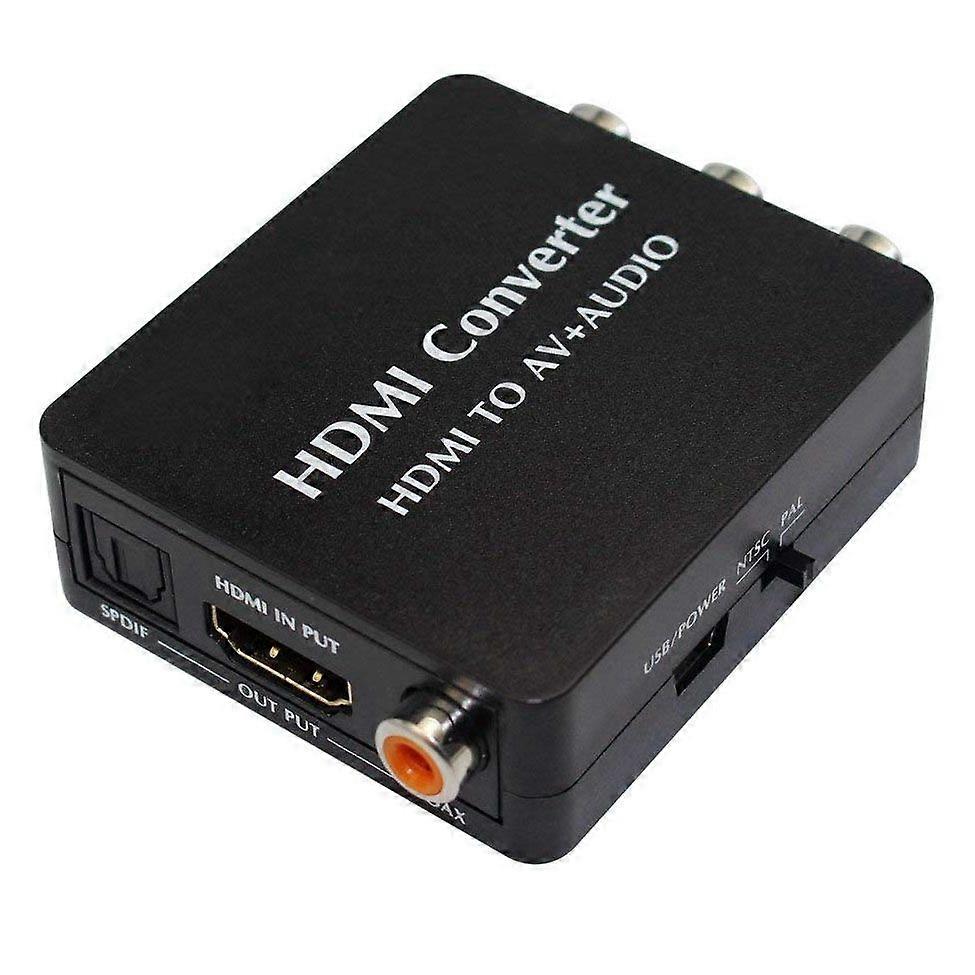 HDMI to AV Audio Converter