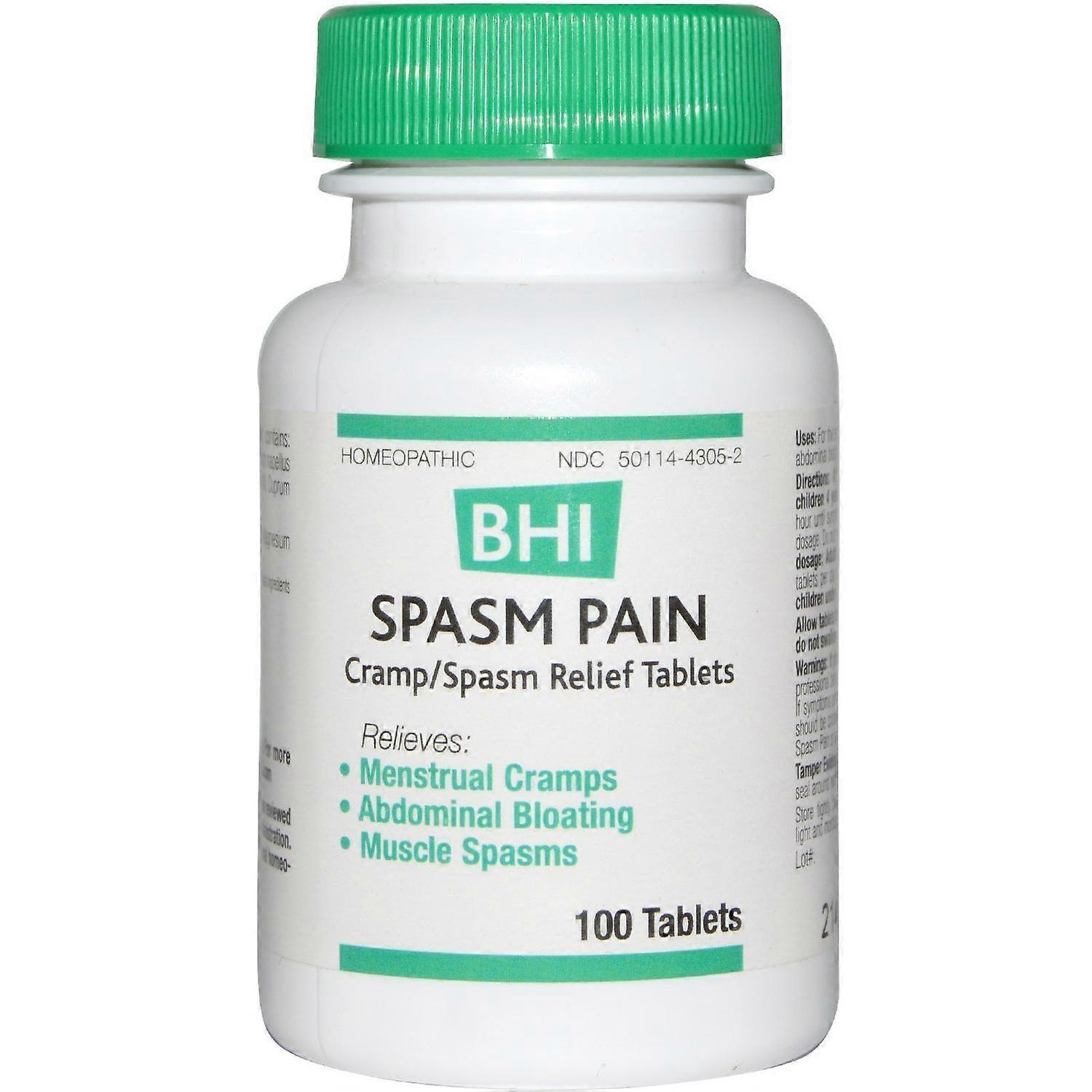 MediNatura, BHI, Spasm Pain, 100 Tablets