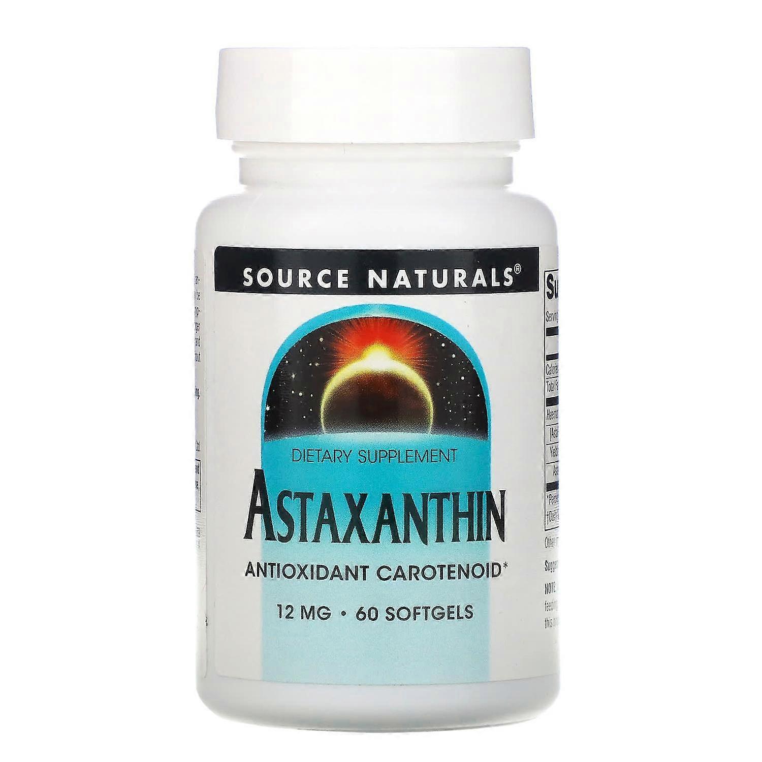 Source Naturals, Astaxanthin, 12 mg, 60 Softgels