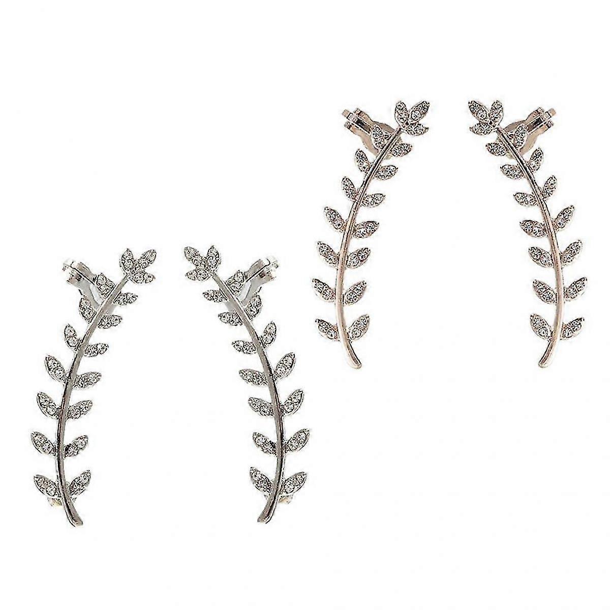 Earrings Ear Studs Rose Gold And Silver