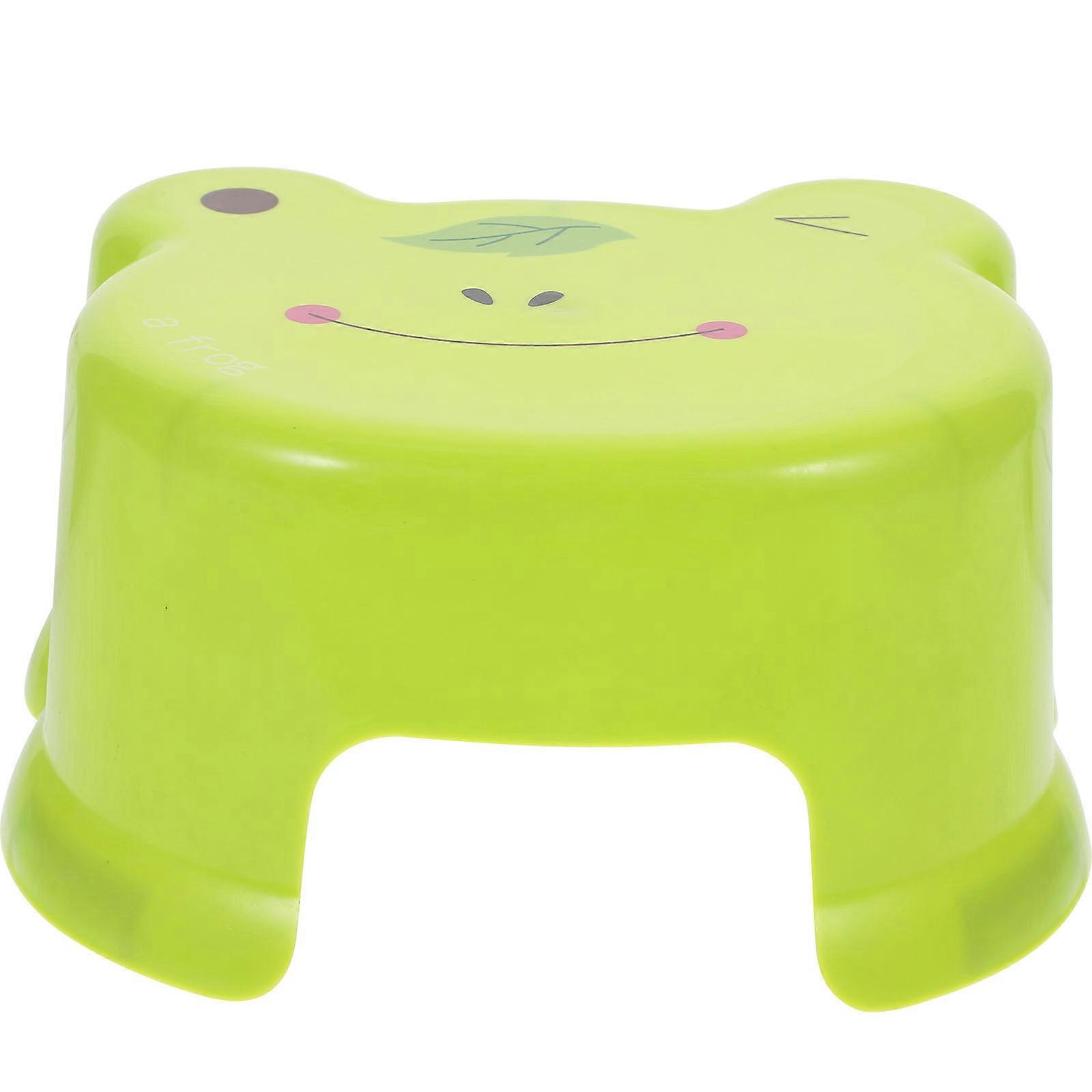 Plastic Foot Stool Cartoon Pattern for Living Room 3Pcs Step Stools Kids