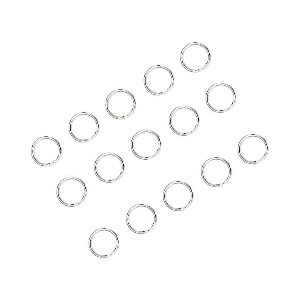 600Pcs Silver Jewelry Key Ring for Craft Use Split Circle Rings