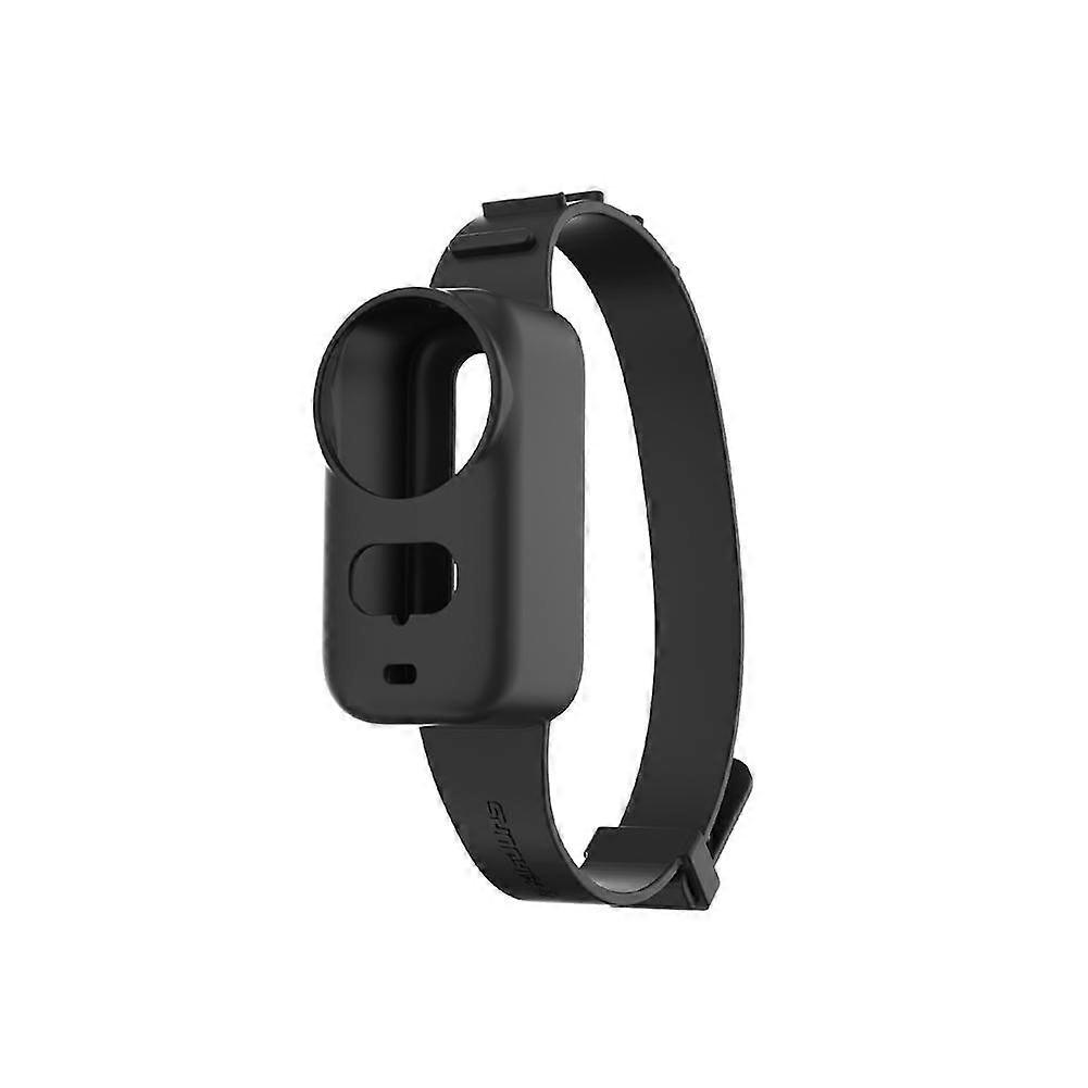 For DJI Osmo Nano Silicone Case with Multi-Function Strap Shockproof Adjustable Mount for Wrist Bike Backpack