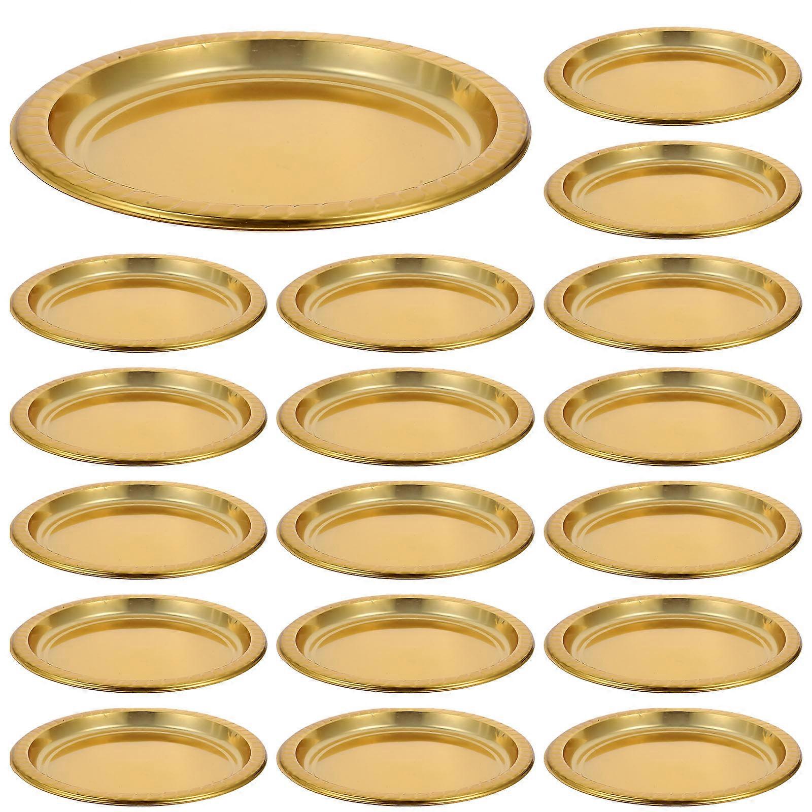 Tabletop Fruit Holder Plastic Plates for Party 20Pcs