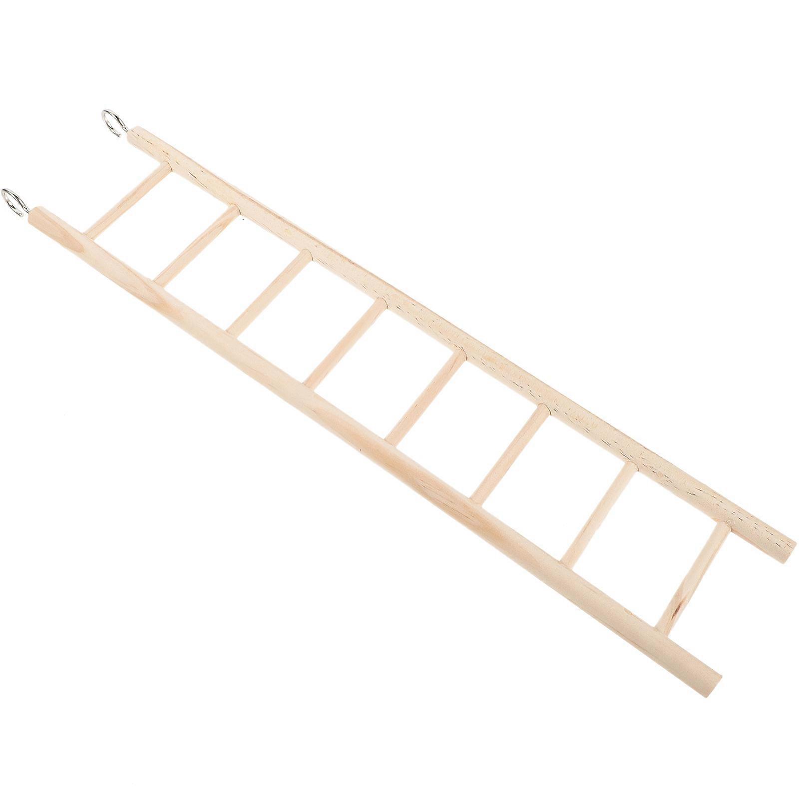 Wood Bird Biting Ladder Parrot Ladder Toy for Playing 3Pcs Set