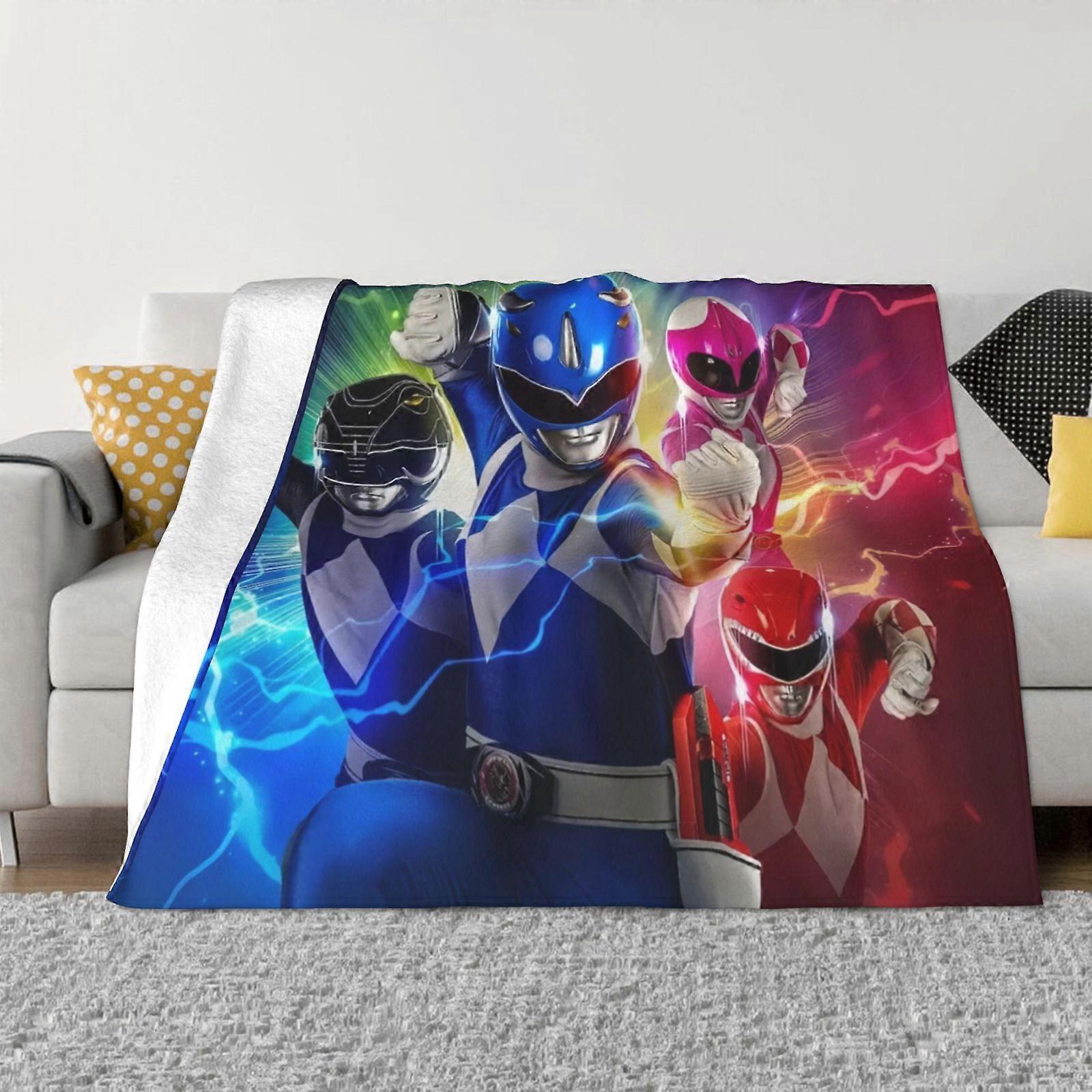 Power Rangers Fleece Blanket Super Soft Cozy Throw Blanket, Lightweight Fuzzy Comfy Flannel Blanket Warm Plush Throw Blankets For Couch, Sofa, Bed