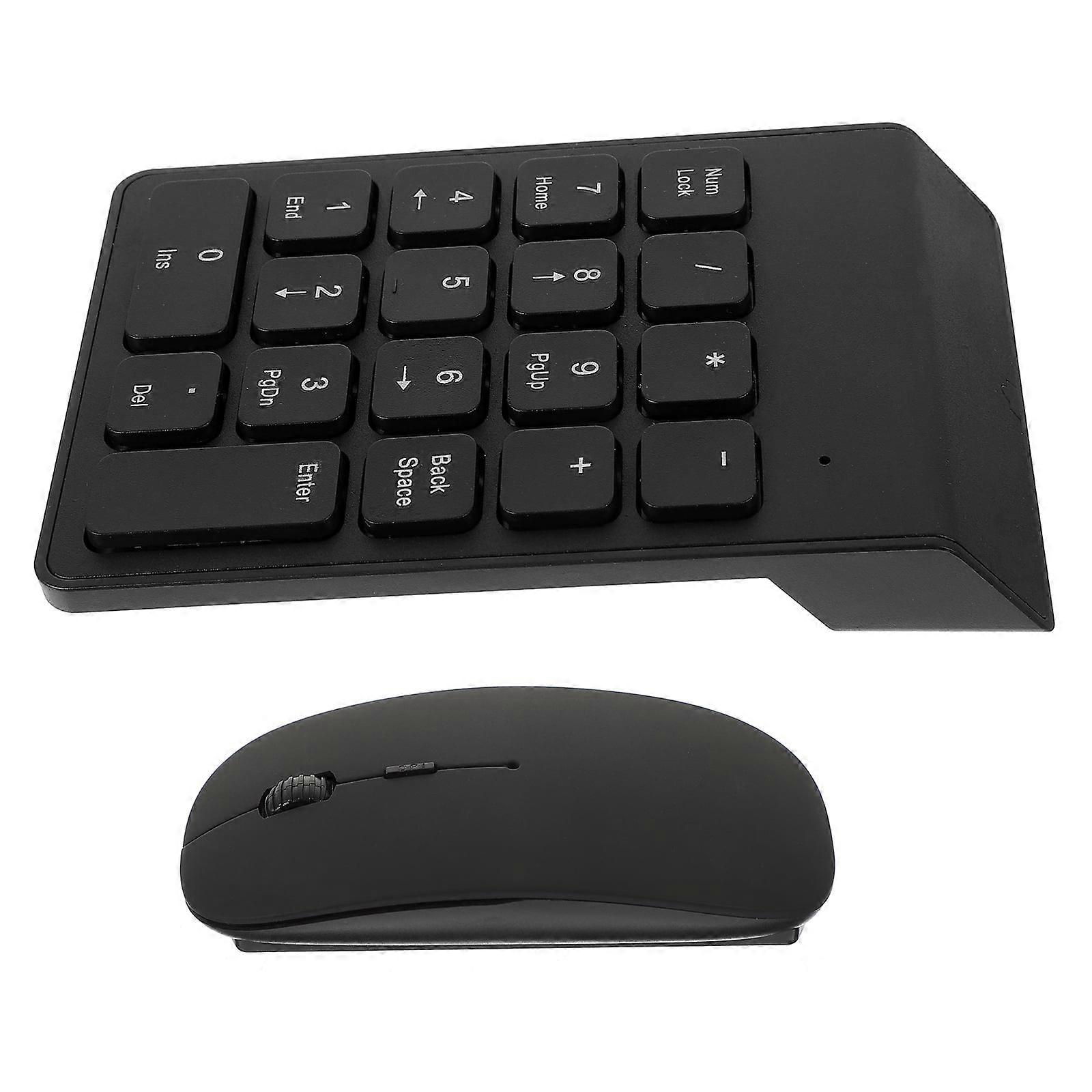 ATRISS Wireless Digital Keyboard and Mouse Set Portable Keypad Computer Keyboards Number