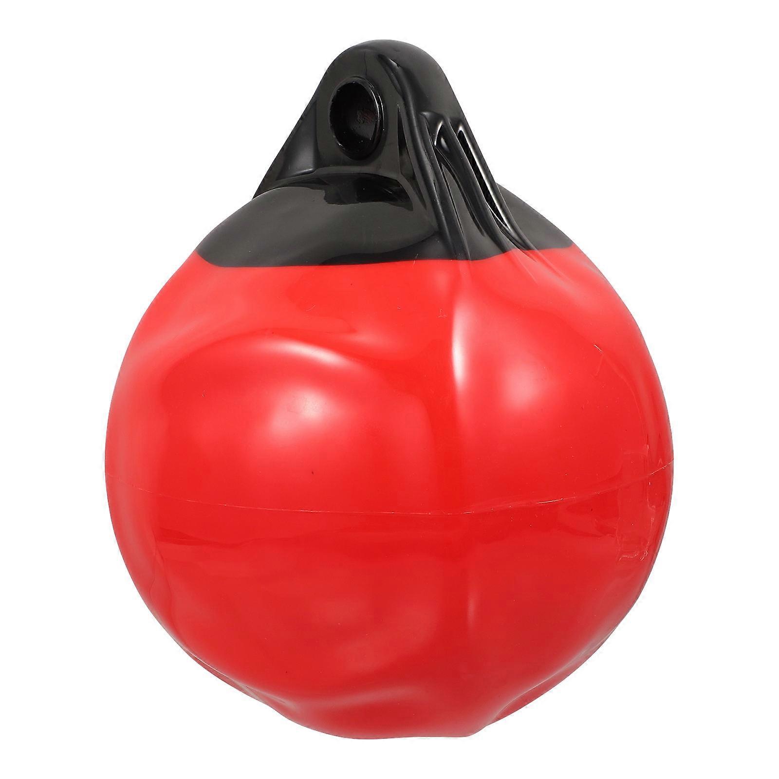 Inflatable Yacht Fendering Ball For Yachting Activities 30x25cm Red PVC Anti-collision Device 1Pcs