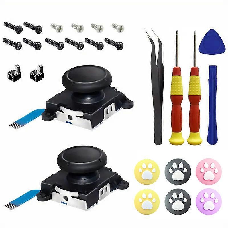 For Nintendo Switch Joycon's joystick replacement, equipped with complete repair tools