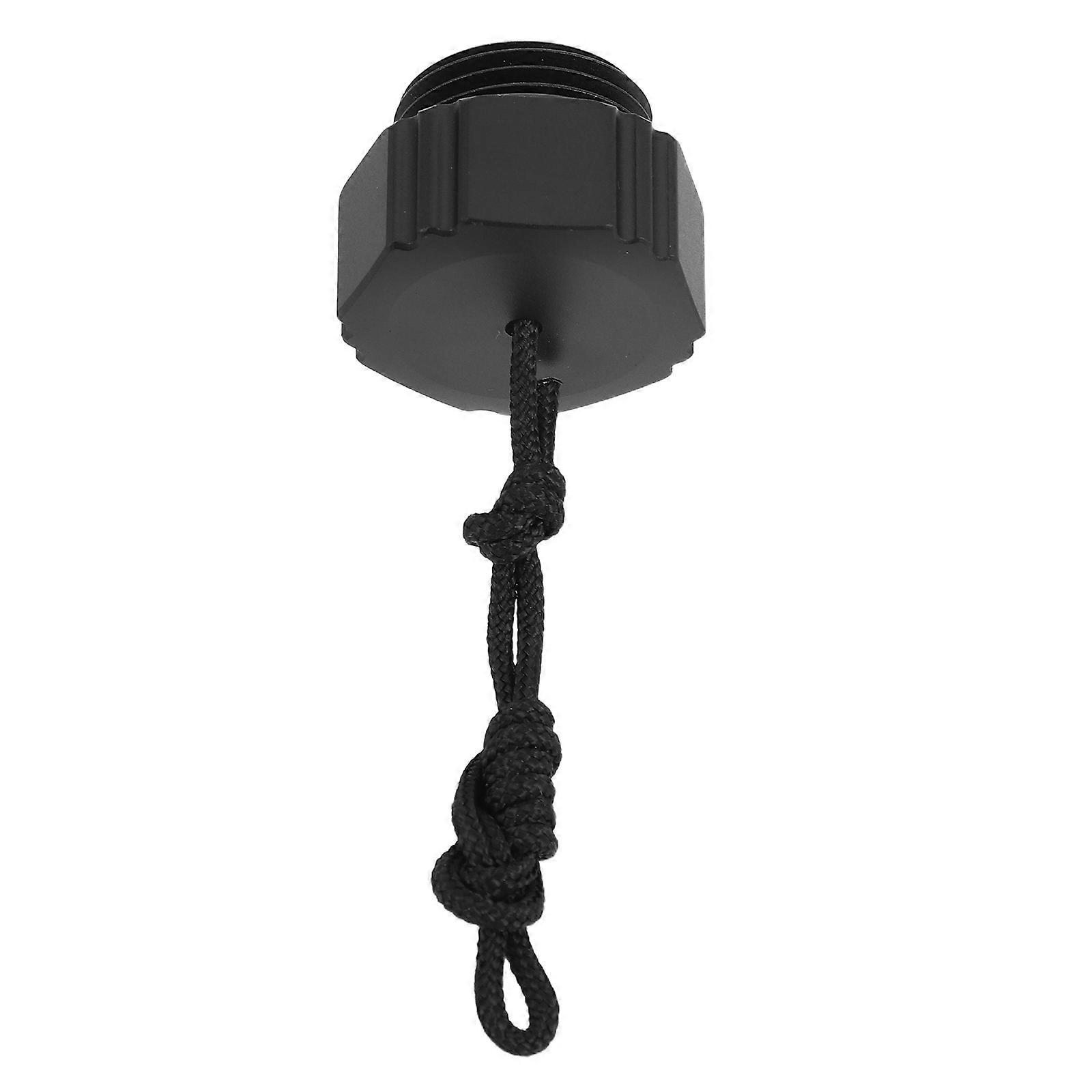 Diving Tank Valve Dust Cap Threaded Aluminum Scuba Protector 2Pcs for Regulators