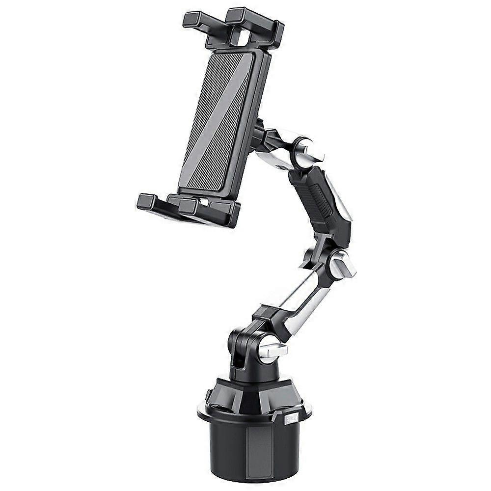 Universal Car Cup Holder Phone Tablet Mount Adjustable Arm 360 Degree Rotation Stand