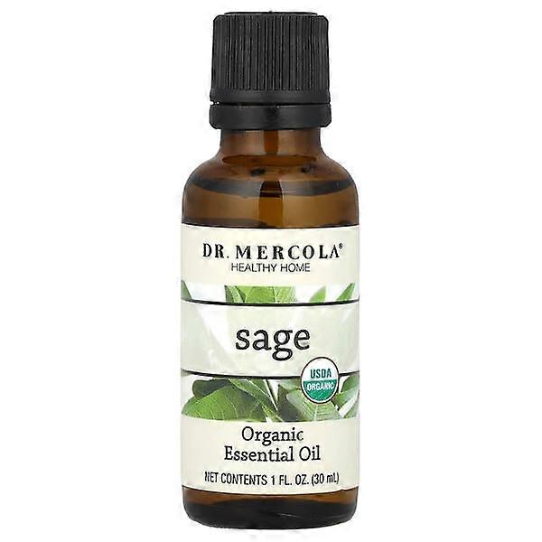 Dr. Mercola, Organic Essential Oil, Sage, 1 oz (30 ml)