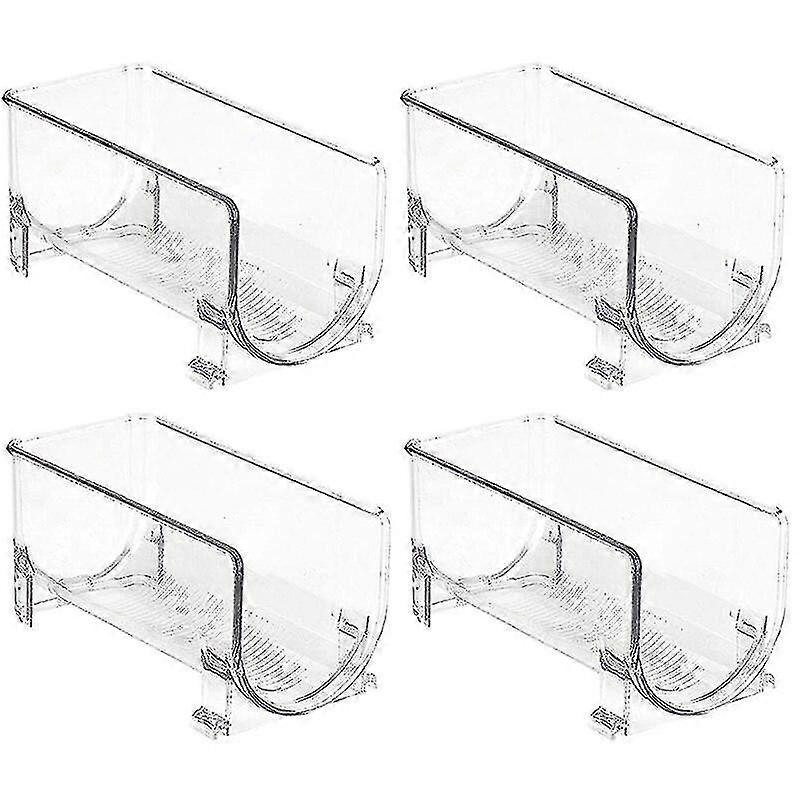 25-26 Bottle Stoppers Savers 4pack Refrigerator Organizer Kitchen Bottle Storage Rack Stackable Wine Bar Tools