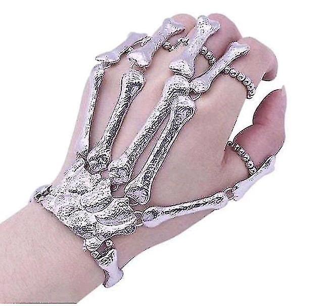 ブレスレット、ナイトクラブ、パンクフィンガー、ブレスレット、シルバー