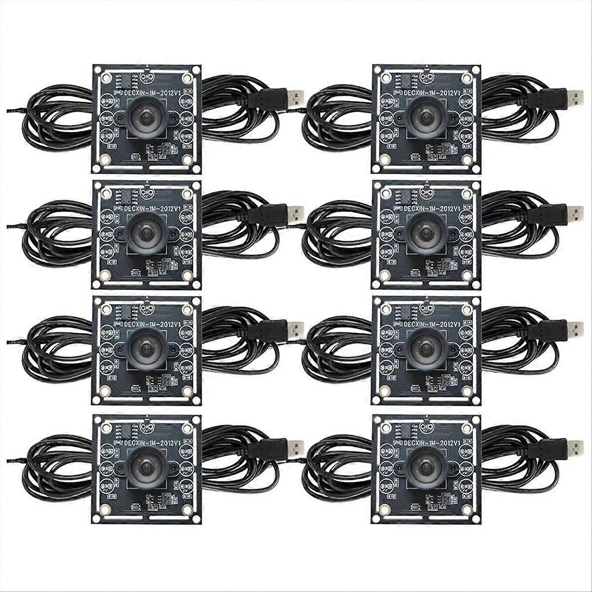 8pcs 100 Degree Camera Module, with 3 Meter Cable for WinXP/7/8/10