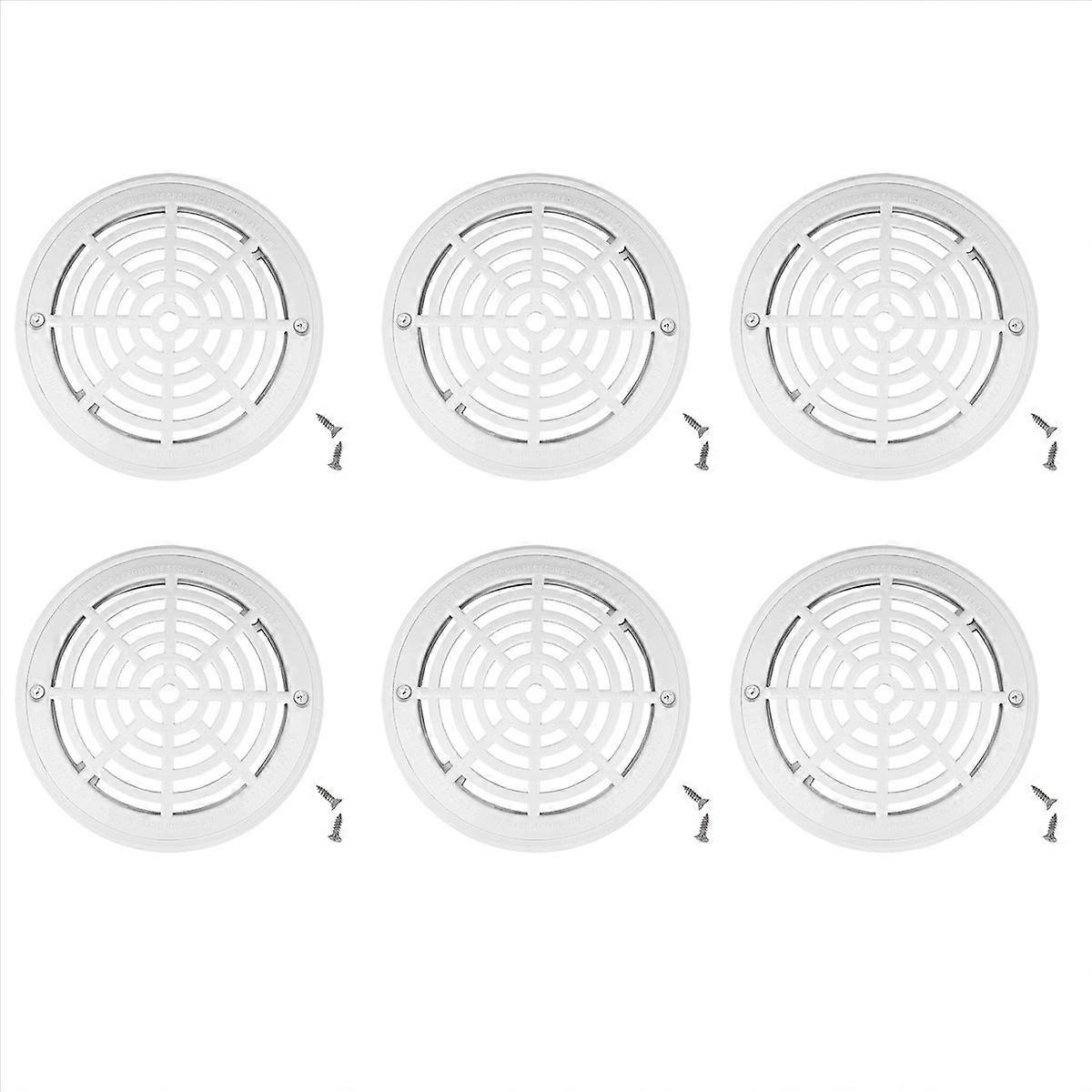 8Inch Top Grate Bottom Mounting Plates Replacement Pool Drain Cover