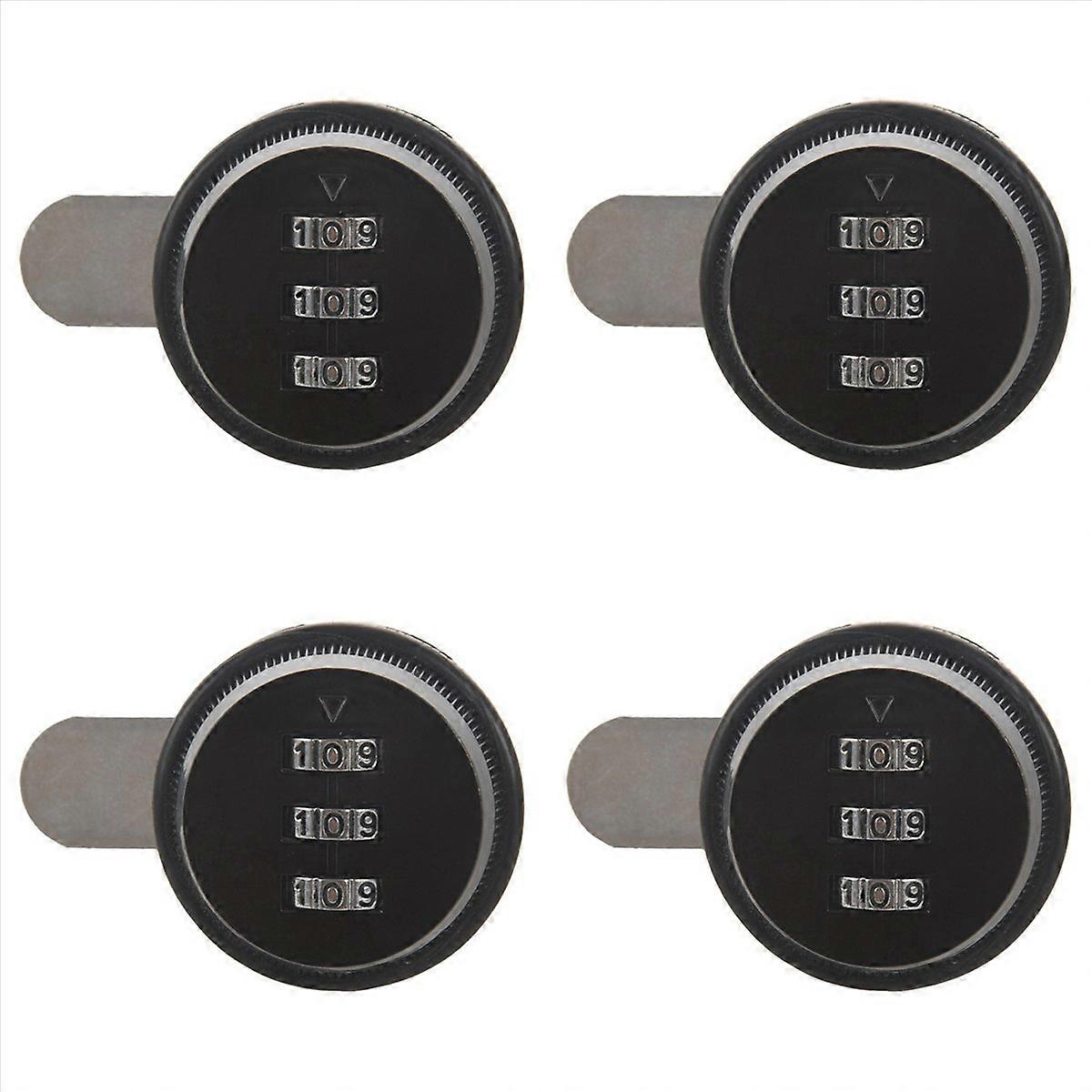 Alloy Code Combination Cam lock Keyless black