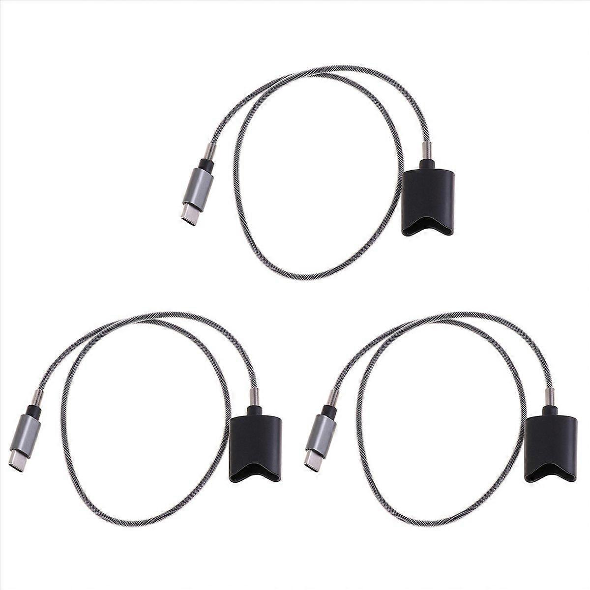 Type C Interface Charging Cable for 45cm (Gray Type-C)
