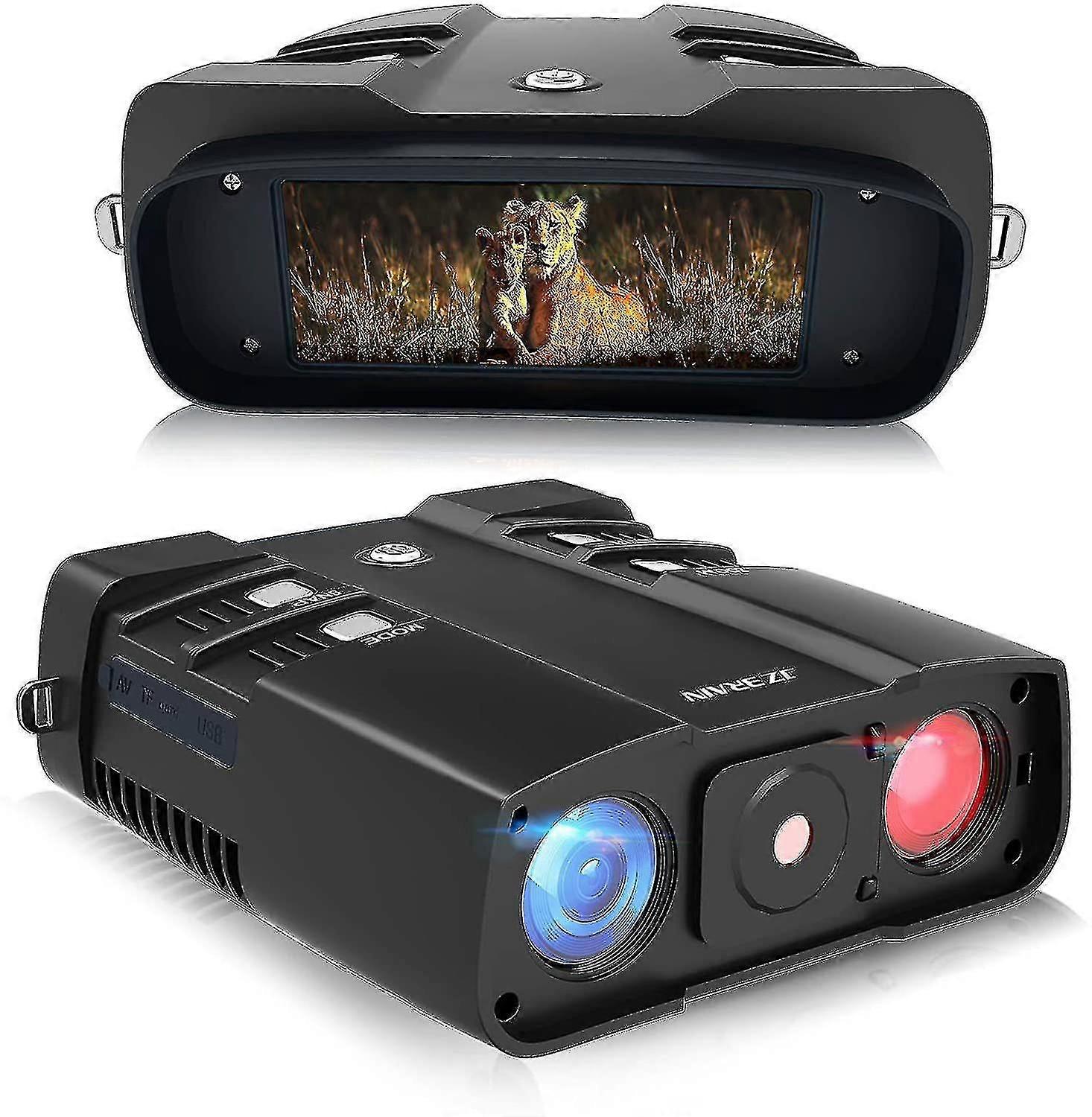 Jumelles de vision nocturne, jumelles infrarouges 1080p Lunettes de vision nocturne