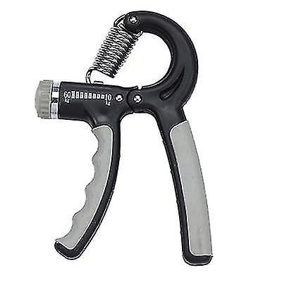 Hand Exercisers R Shape Adjustable Hand Grip Exercise Strengthener Gripper Greyblack