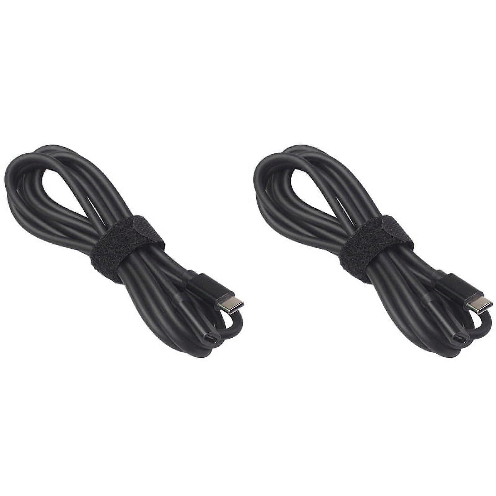 2X 1.5M USB C Type-C Male to Female Extension Cable Type-C Interface to Jack Socket USB C Charging Extensor Cable