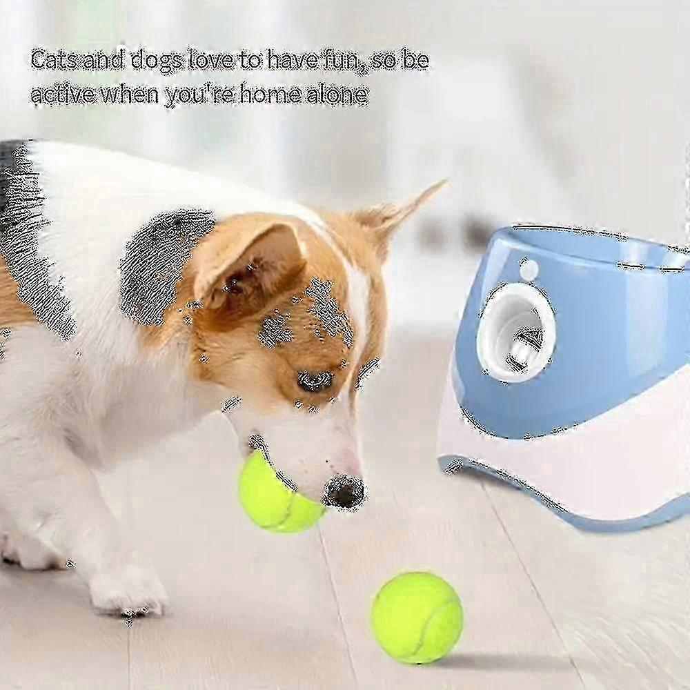 Dog Automatic Ball Launcher with 3/6/9 Balls, Durable Throwing Machine for Small Medium Dog